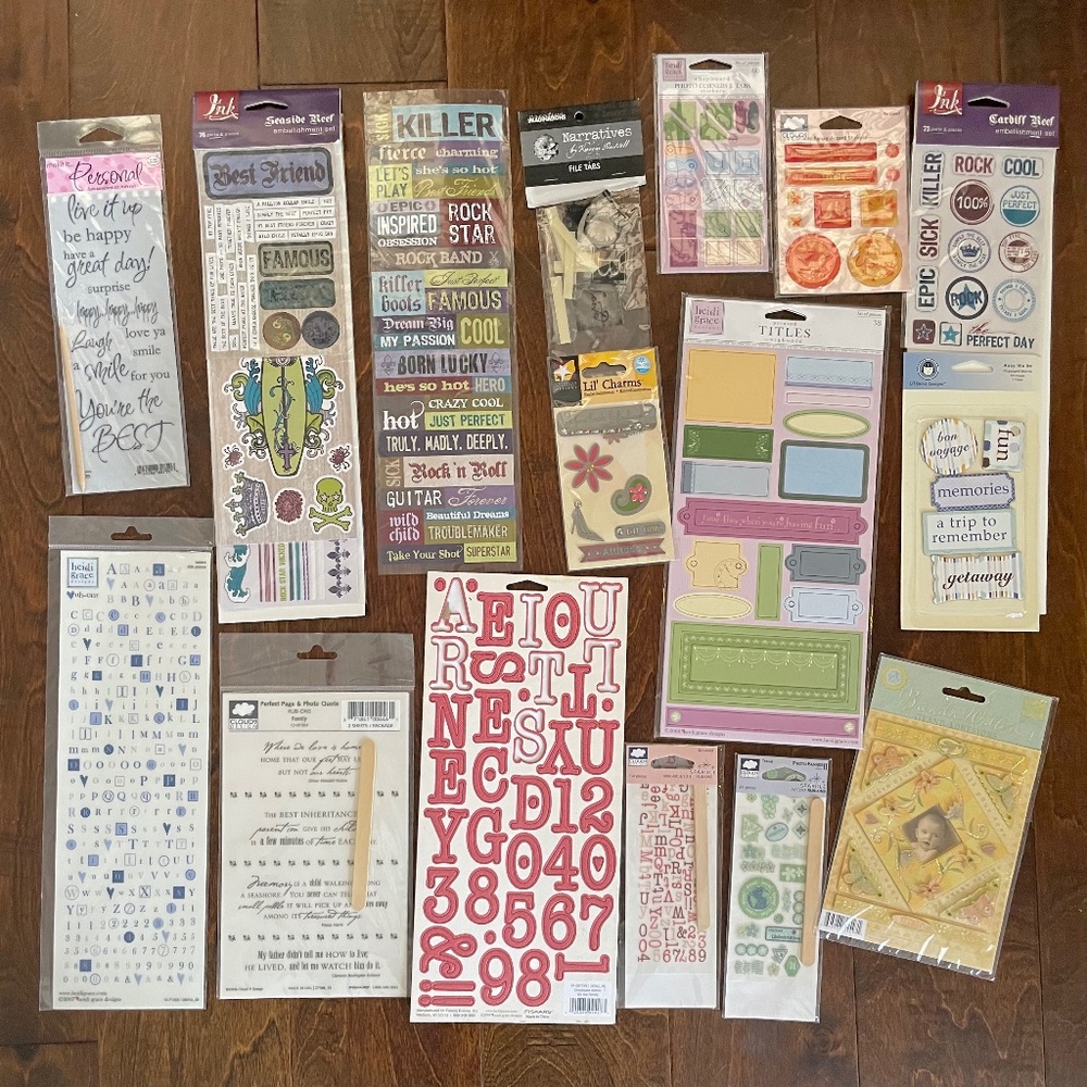 Crafting scrapbook scrapbooking bundle